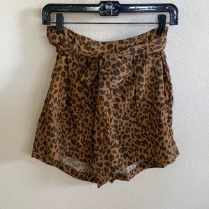 Leopard shorts